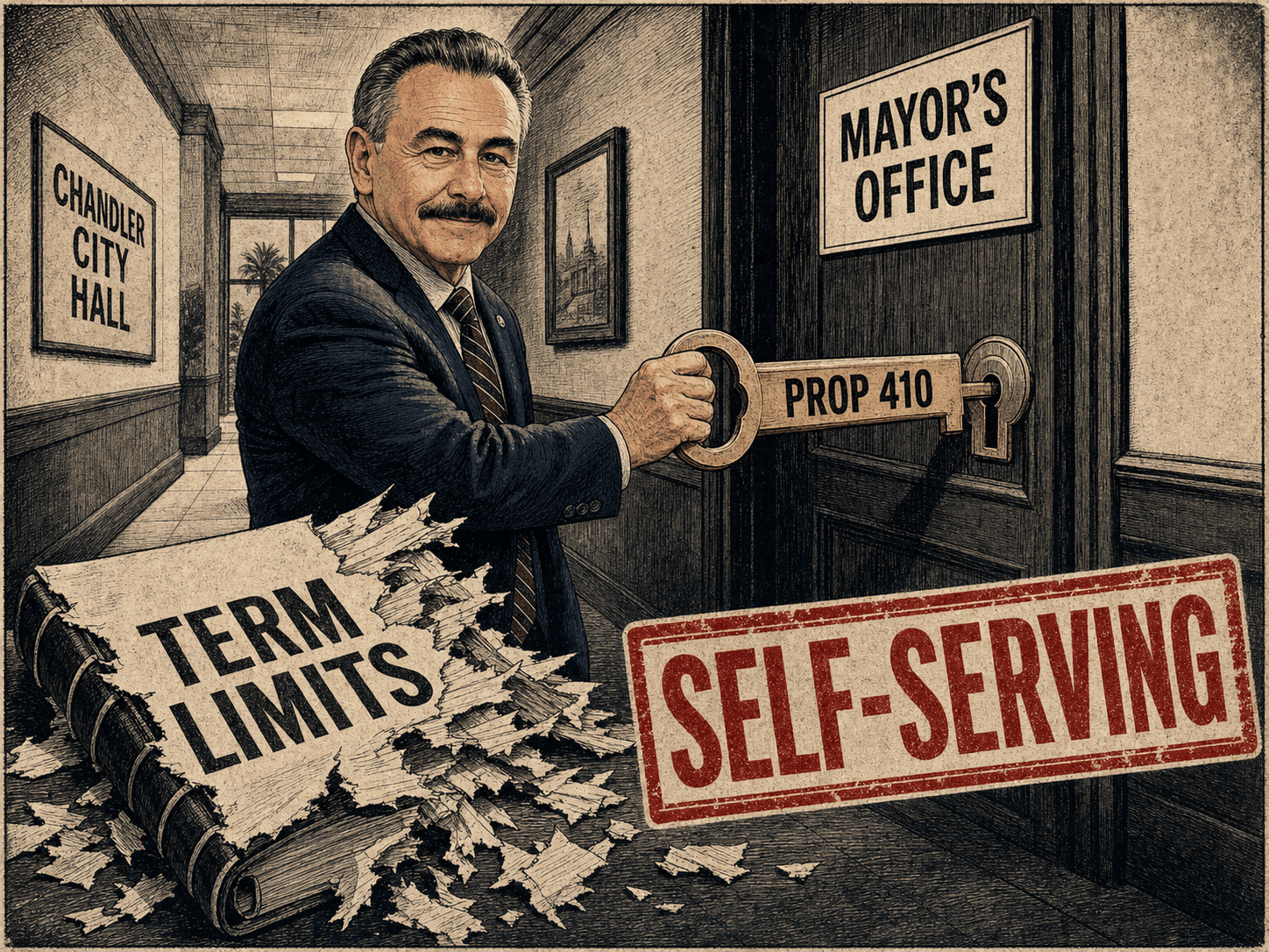 Prop 410 cleared his path from council seat to mayor's office.